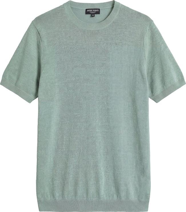 Antony Morato SWEATER ROUND COLLAR SHORT SLEEVES RELAXED FIT SOFT YARN