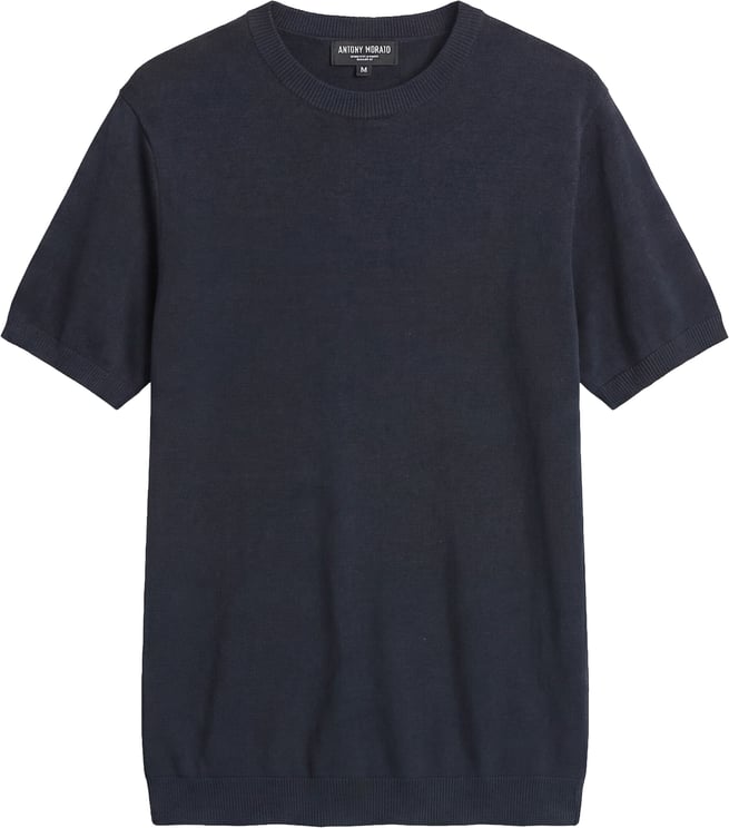 Antony Morato SWEATER ROUND COLLAR SHORT SLEEVES RELAXED FIT SOFT YARN