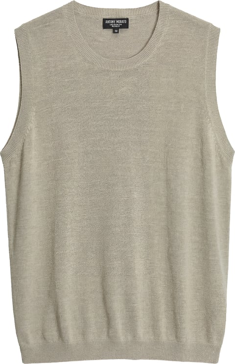 Antony Morato SWEATER SLEEVELESS RELAXED FIT SOFT YARN