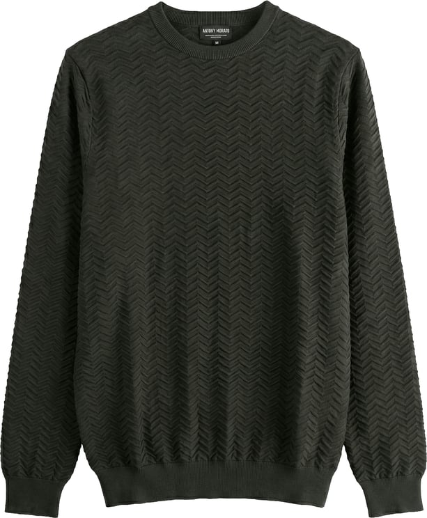 Antony Morato SWEATER ROUND COLLAR REGULAR FIT IN COTTON SOFT YARN
