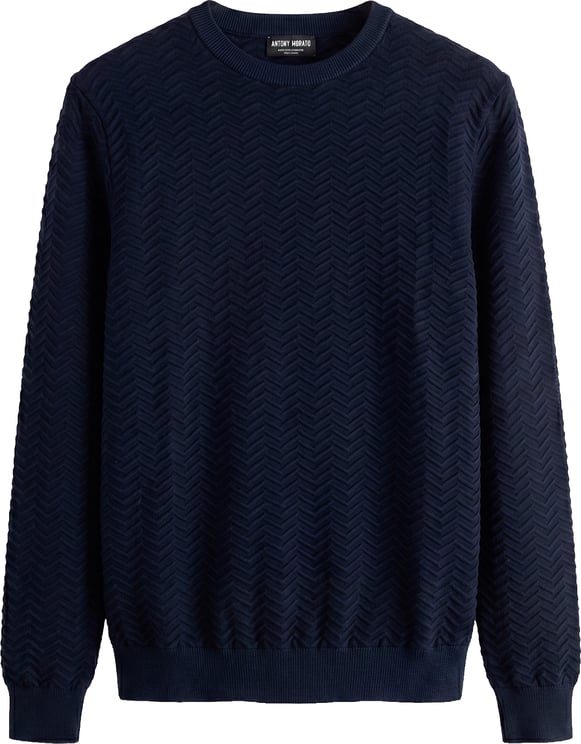 Antony Morato SWEATER ROUND COLLAR REGULAR FIT IN COTTON SOFT YARN