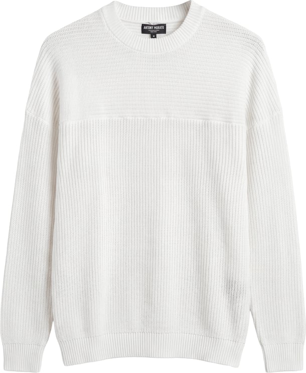Antony Morato SWEATER ROUND COLLAR RELAXED FIT IN SOFT COTTON YARN