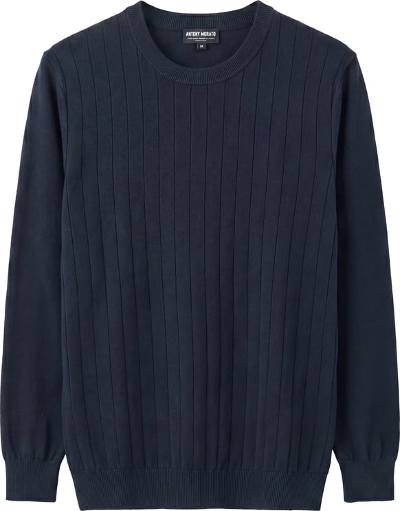 Antony Morato SWEATER ROUND COLLAR LONG SLEEVES REGULAR FIT IN VISCOSA BLEND YARN