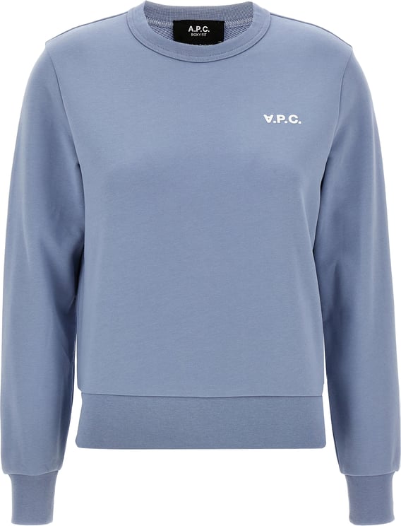 A.P.C. A.P.C. Blue Cotton Sweatshirt