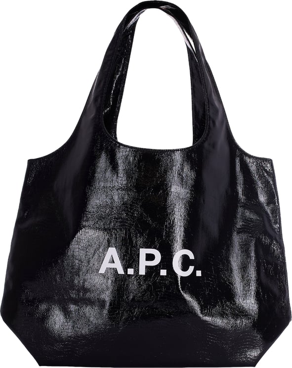 A.P.C. Ninon Tote Shoulder Bag in Black