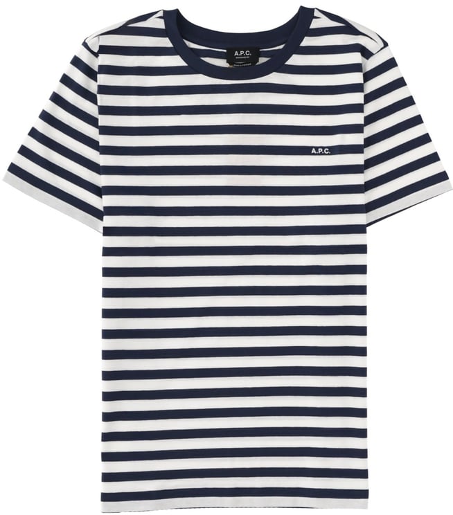 A.P.C. STRIPED T-SHIRT