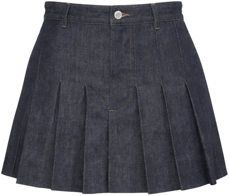 A.P.C. MINI PLEATED SKIRT