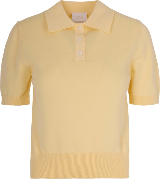 A.P.C. Short-Sleeve Knit Polo Shirt