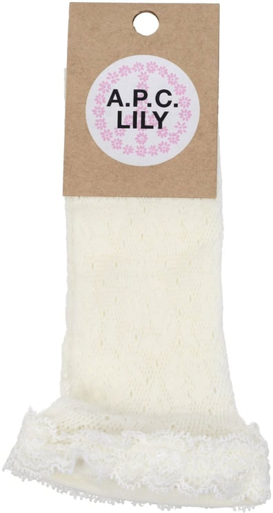 A.P.C. A.P.C. White Polyamide Socks