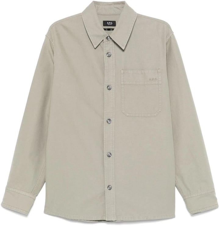 A.P.C. A.P.C. Shirts Gray Green