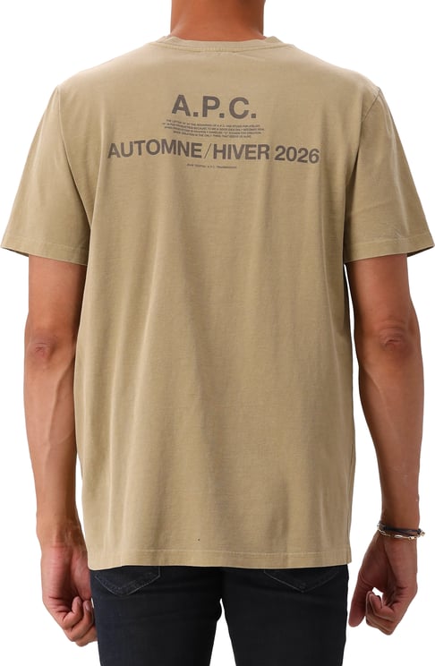 A.P.C. A.P.C. T-shirt Groen Khaki