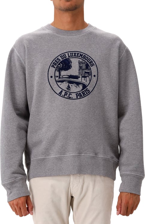 A.P.C. A.P.C. Sweater Grijs Luxembourg