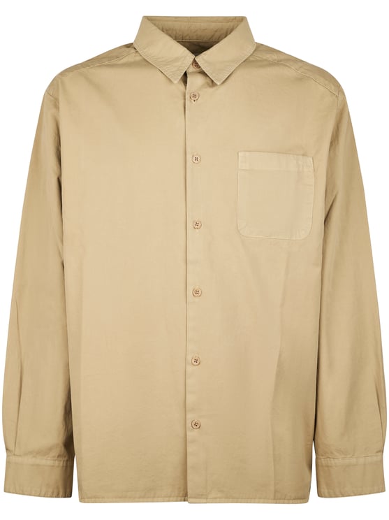 A.P.C. Relaxed-Fit Classic Collar Shirt with Logo Detail