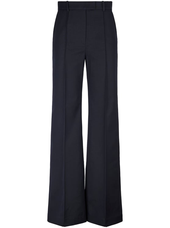 A.P.C. Tailored Wide-Leg Trousers with Concealed Fastening