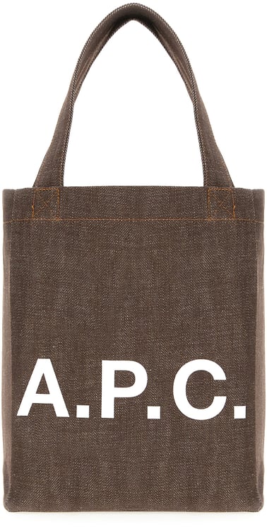 A.P.C. A.p.c. Brown denim shoulder bag