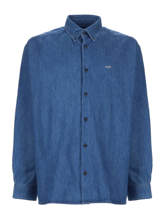 A.P.C. Mathias Premium Denim Boxy Shirt