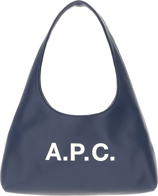 A.P.C. A.p.c. Blue recycled leather shoulder bag