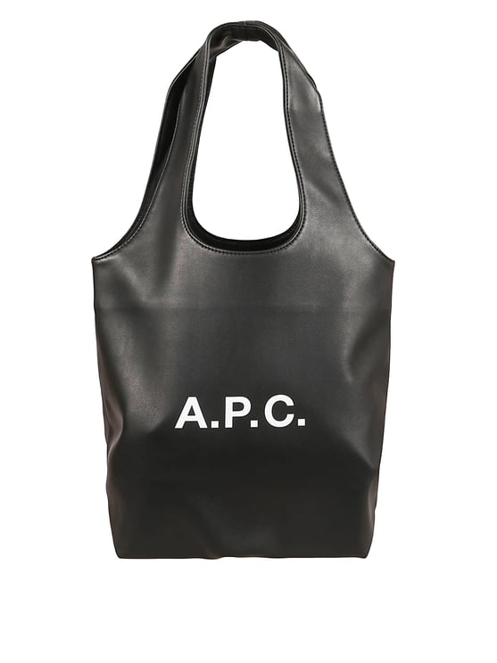 A.P.C. Versatile Black Bag with Long Handles and Internal Pocket