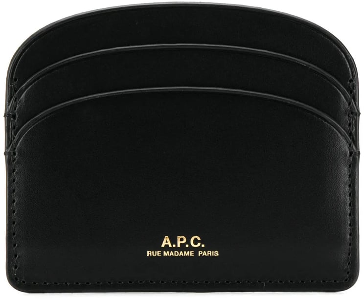 A.P.C. porte-cartes demi-lune black
