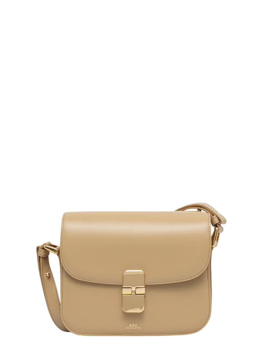 A.P.C. Small Grace Leather Shoulder Bag