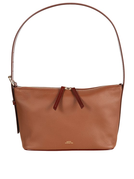 A.P.C. Rectangular Textured Cowhide Bag