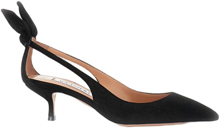 Aquazzura Bow Tie Pointed Pumps