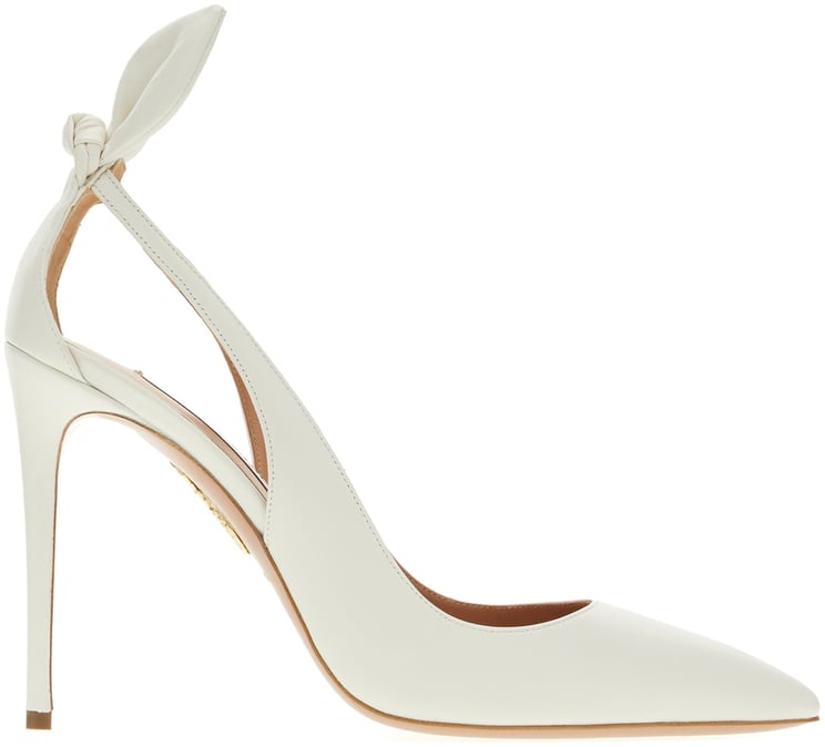 Aquazzura Aquazzura Sand leather Bow Tie pumps