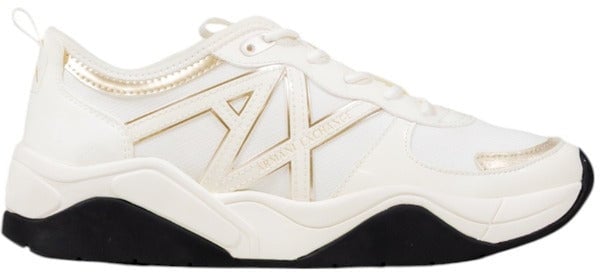 Armani Exchange Armani Exchange White Polyester Athletic Sneakers