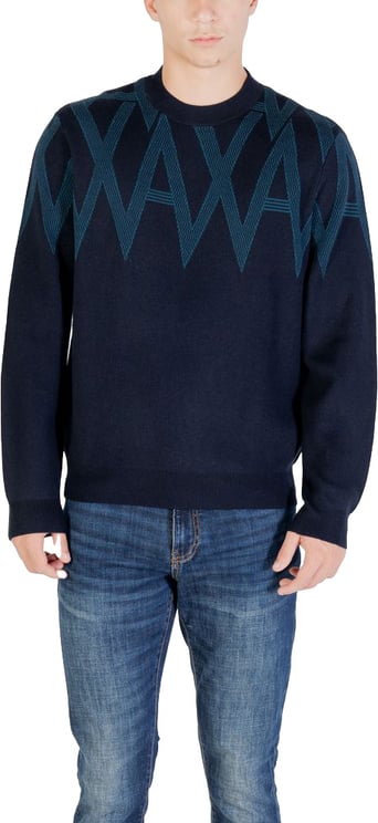 Armani Exchange Armani Exchange Black Marabou Sweatshirt