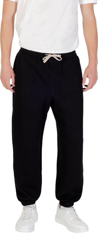 Armani Exchange Armani Exchange Black Cotton Joggers (Workout Pants)