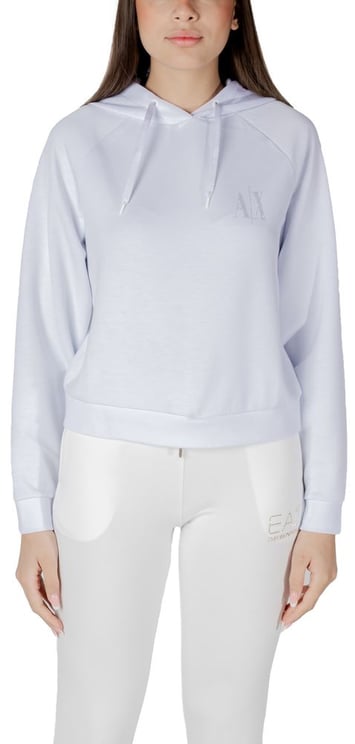 Armani Exchange Armani Exchange White Viscose Hoodie