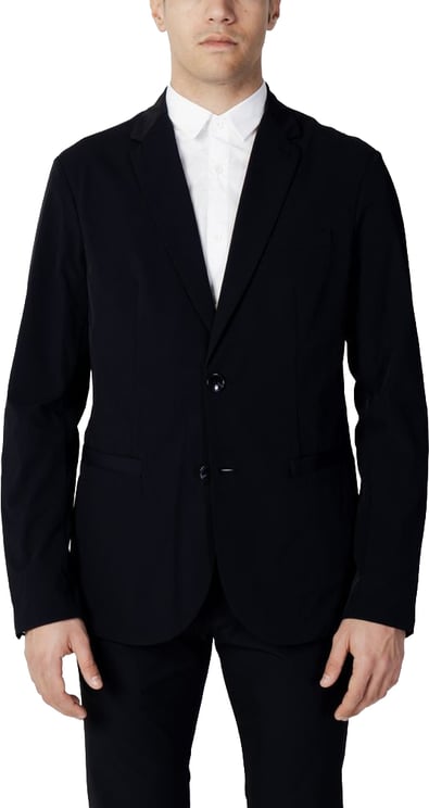 Armani Exchange Armani Exchange Blue Cotton Blazer