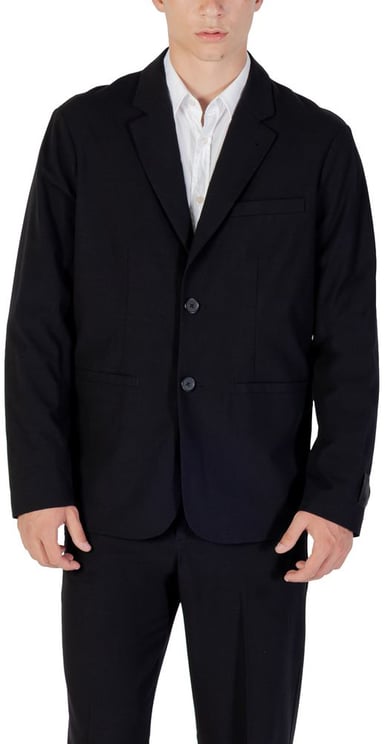 Armani Exchange Armani Exchange Black Lyocell Blazer