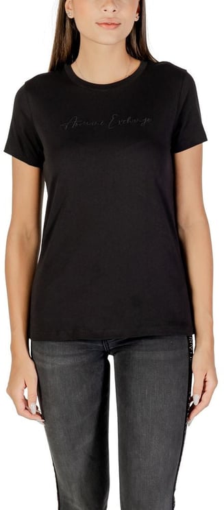 Armani Exchange Armani Exchange Black Cotton T-Shirt