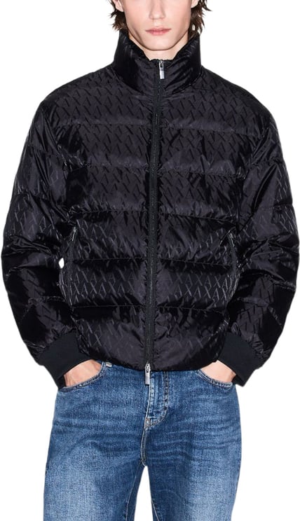 Armani Exchange Armani Exchange Black Polyamide Coat