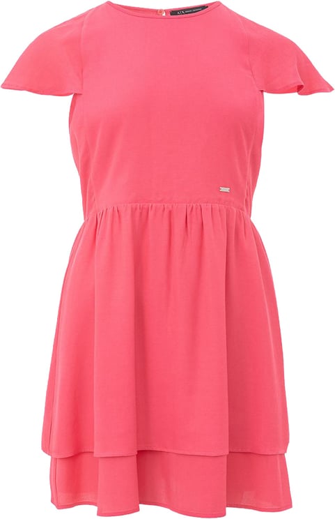 Armani Exchange Armani Exchange Fuchsia Viscose Short Dress