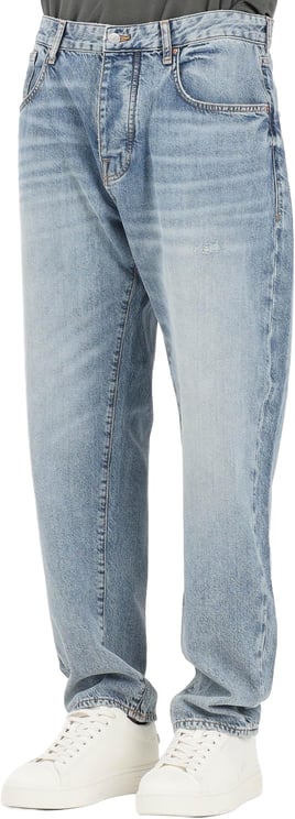 Armani Exchange Trousers Blue Denim