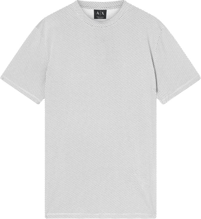 Armani Exchange T-Shirts And Polos Micro Logo Gun Metal