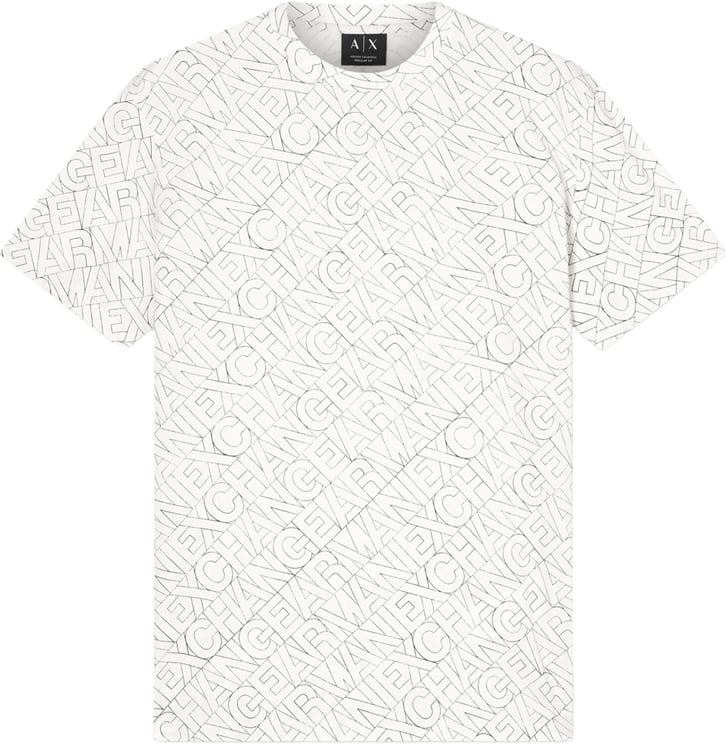 Armani Exchange T-Shirts And Polos Diagonal Lettering M