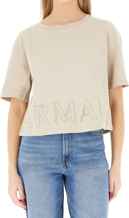 Armani Exchange T-Shirts And Polos Sand