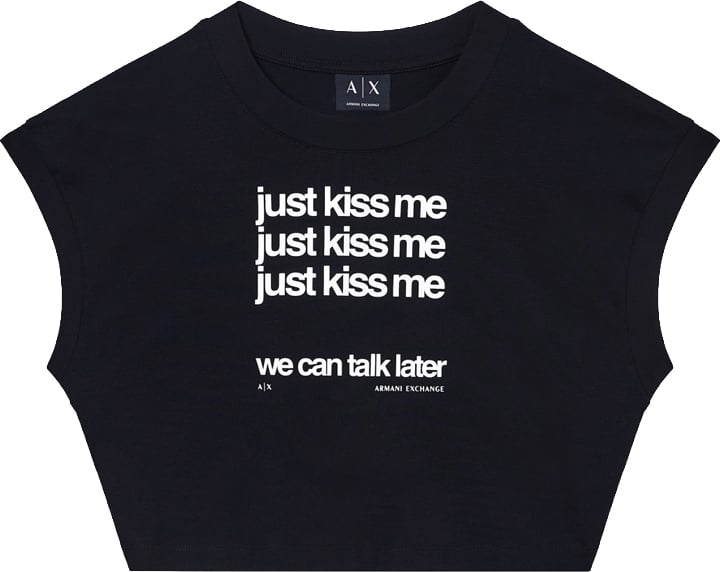 Armani Exchange T-Shirts And Polos Black