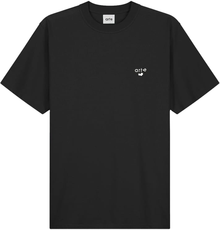 Arte Antwerp T-Shirt Heart Logo Nera