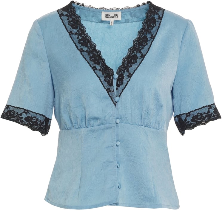 Arte Antwerp Blouse with lace detail 'Melonie'