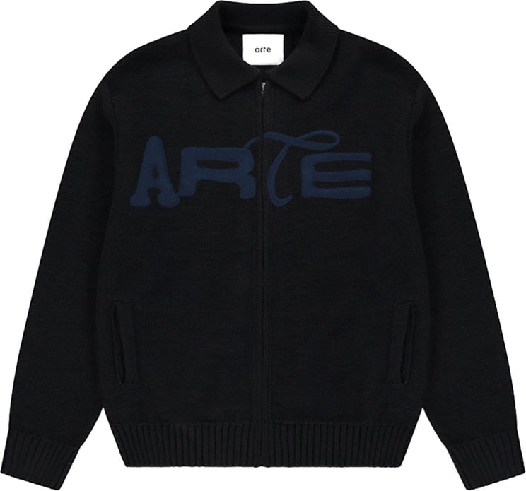 Arte Antwerp STENCIL ZIP CARDIGAN