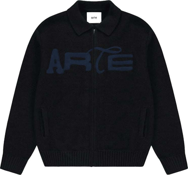 Arte Antwerp STENCIL ZIP CARDIGAN