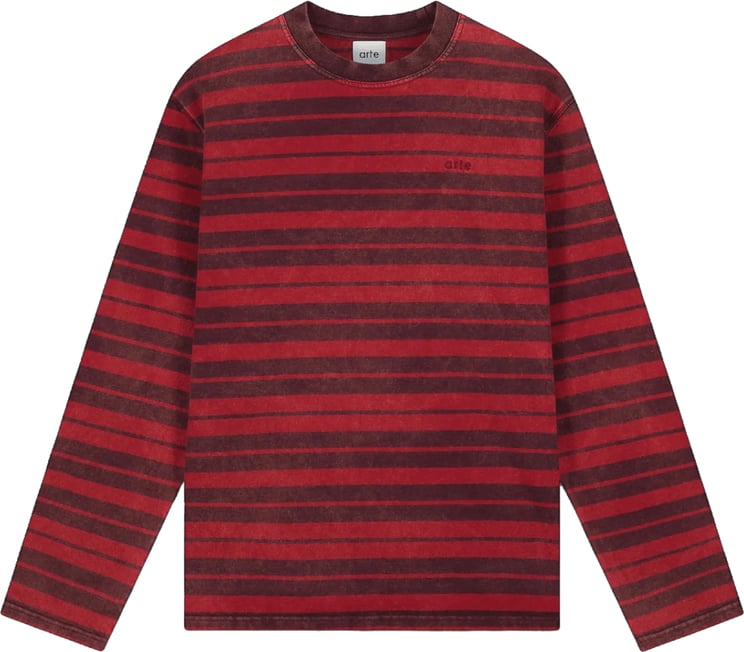 Arte Antwerp SUNFADE STRIPED LONG SLEEVE T-SHIRT