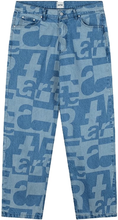 Arte Antwerp Denim broek van onbewerkt denim