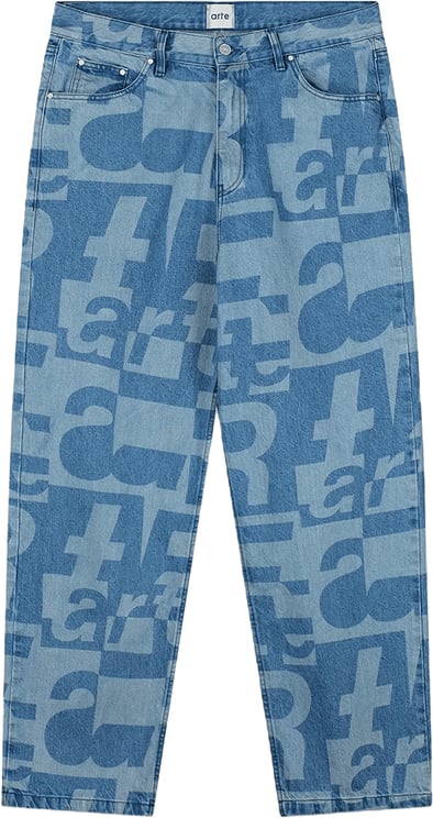 Arte Antwerp Denim broek van onbewerkt denim
