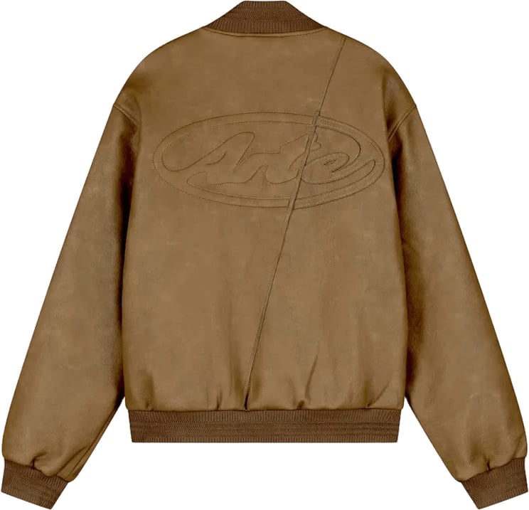 Arte Antwerp Bruine leren varsity-jas