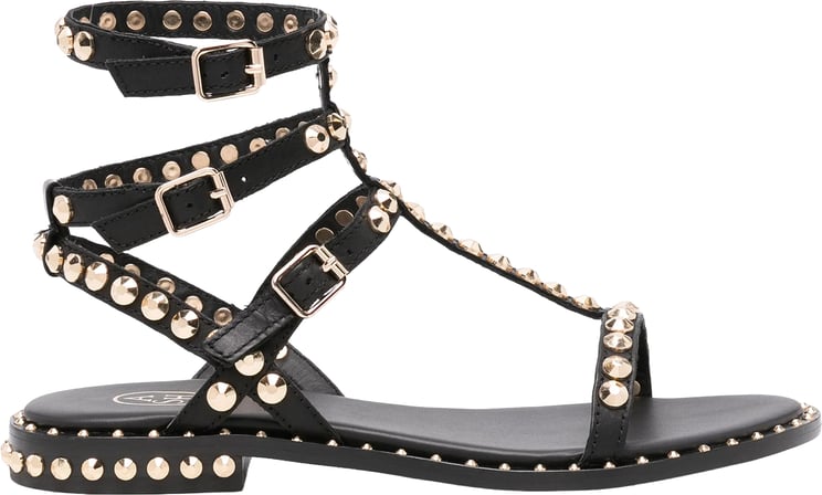 Ash Sandals Black/Antic Silver